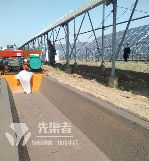 大棚排水渠怎么做，水渠機(jī)